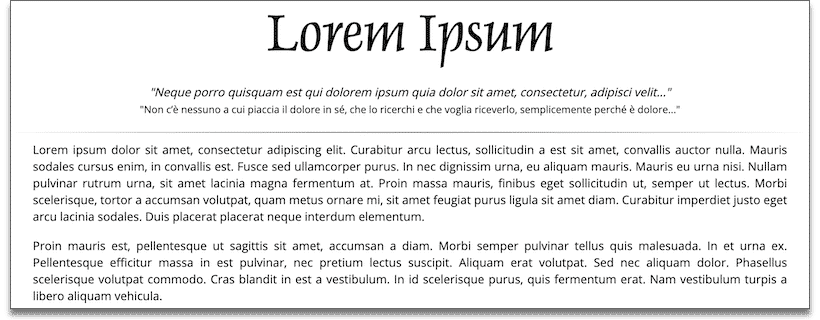 6 errori da evitare nel tuo sito web 1 Testi con Lorem Ipsum - errori da evitare nel tuo sito web
